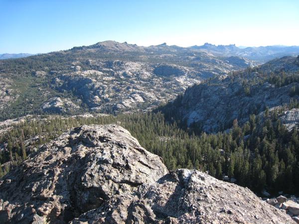 Three Chimneys seen from Burst Rock