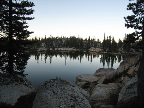 Chewing Gum Lake in evening