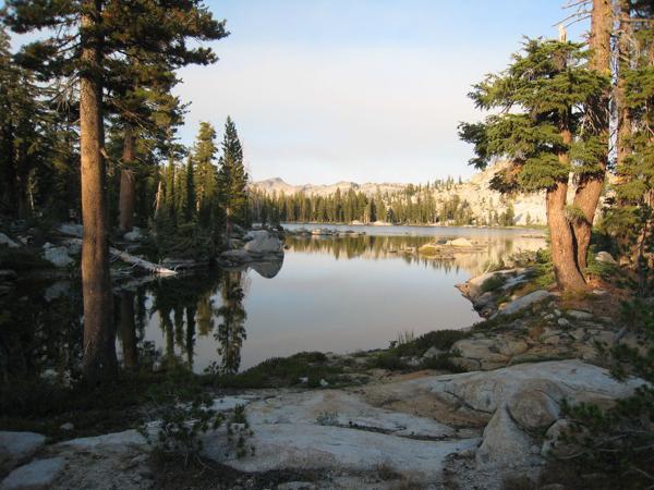 Upper Wire Lake in evening