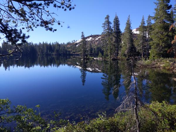 Upper Rock Lake in June.  Water level is at its highest.