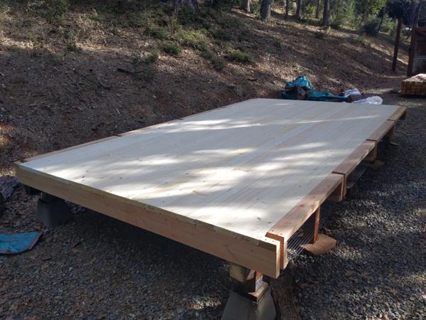 The completed floor.