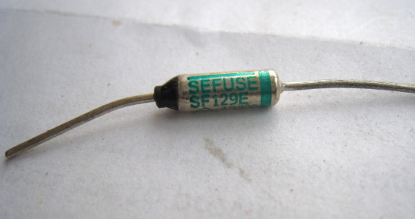 SF129E thermal fuse